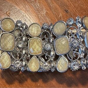 Elegant Silver and Gold Women's Bracelet